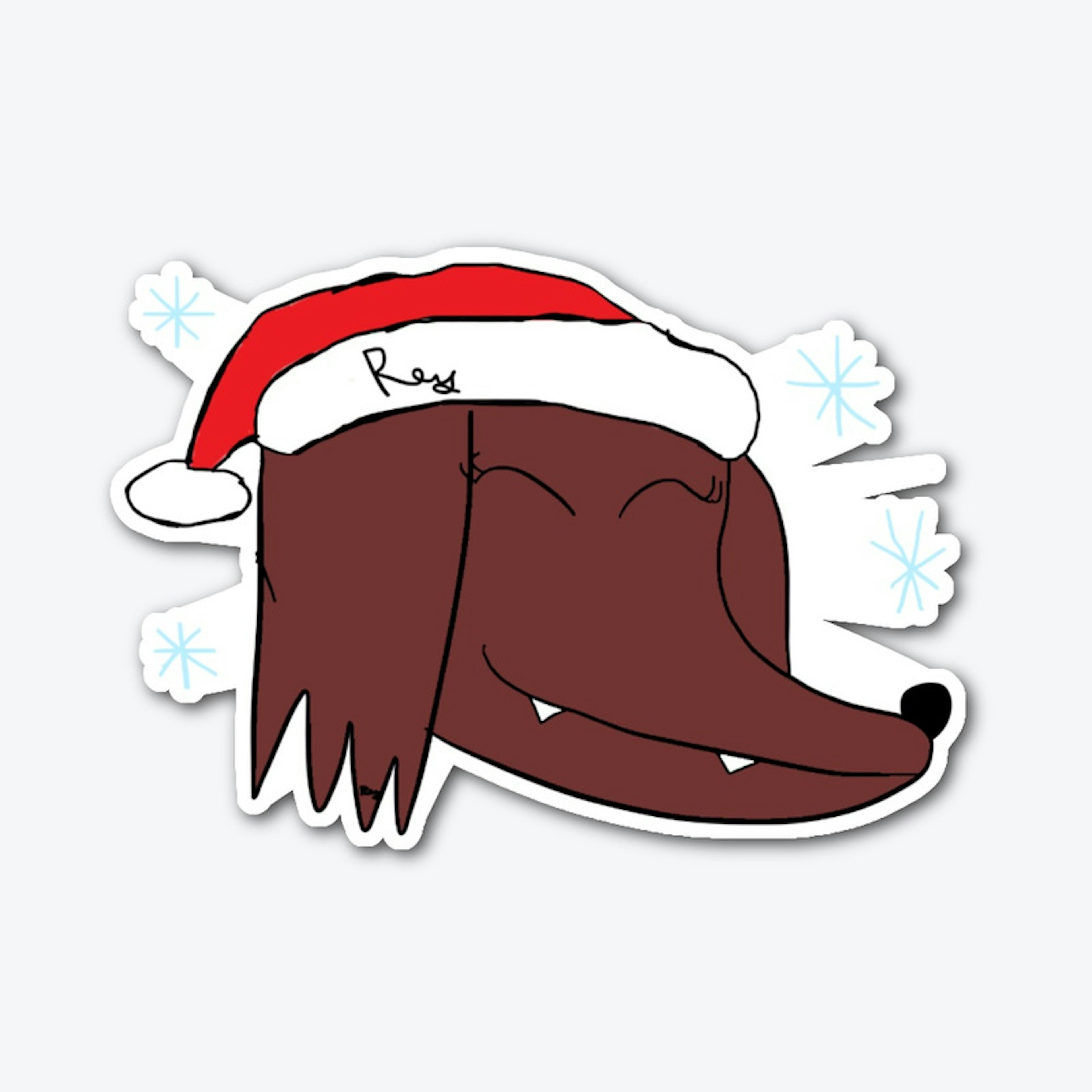 Sticker of Christmas Rey!